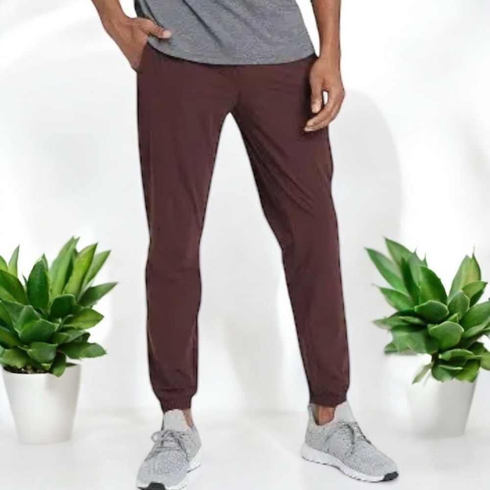 All In Motion Men's Berry Statement Drawstring Jogger Pants - Picture 2 of 16